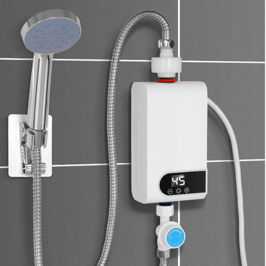 Bezzbiornikowy Elektryczny Podgrzewacz Wody – 3500W | Cyfrowy Wyświetlacz