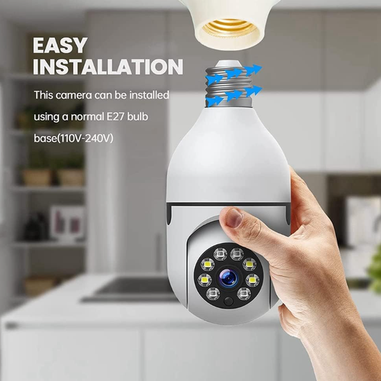 364 : Wireless screw camera for bulbs