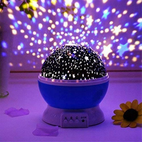 295 : ROTATING NIGHT LIGHT STAR PROJECTOR