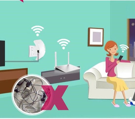 498 : Wi-Fi range extender | 300Mbps signal booster & repeater