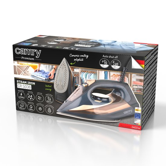 CR 5036 : Camry Steam Iron 3400W