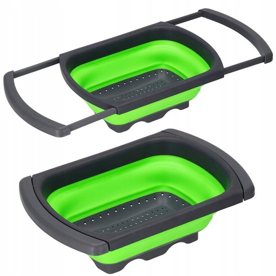 480 : Fold & Drain Kitchen Basket – Adjustable Sink Strainer