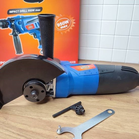 Zestaw Szlifierka i Wiertarka Udarowa Meister 950W