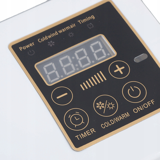 2069 : ADM Wall-mounted heater & cooler fan with remote control