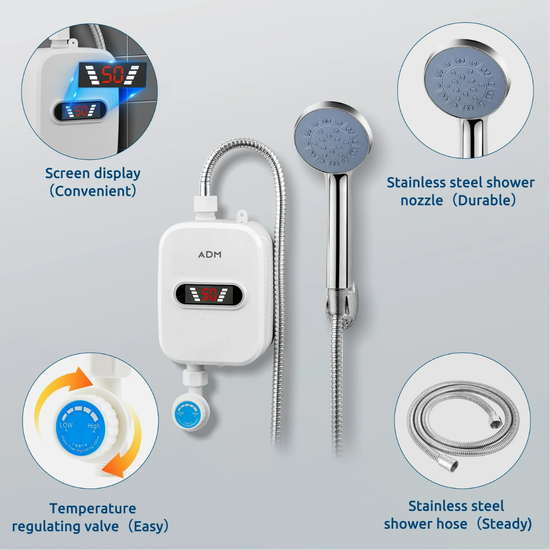 547 : ADM Thermostatic Water Heater – Instant Hot Water & Purification in One