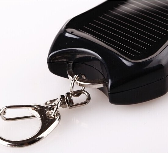 413 : Solar powerbank keychain flashlight 1200 mah