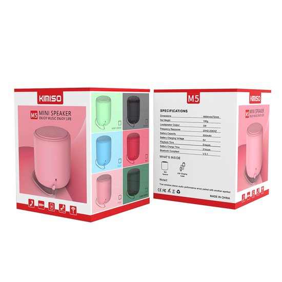 153 : Speaker kimiso m5 portable mini