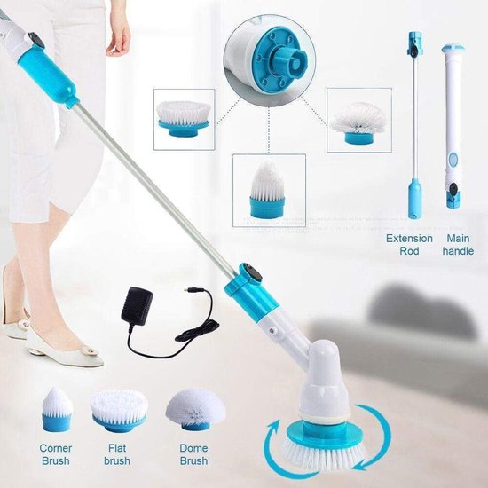 380 : Wireless electric cleaning brush hurricane spin