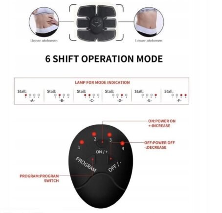 009 : EMS Muscle Stimulator 3-in-1 – Abdominal, Arm & Leg Training Device