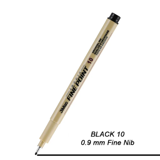 501 : Fineliner markers for sketching | 9-Piece Set