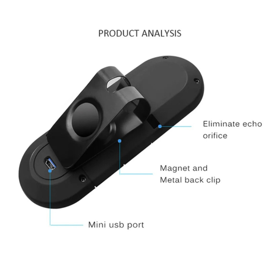 301 : Car handsfree bluetooth v3.0 + edr | Wireless speakerphone & music player for car