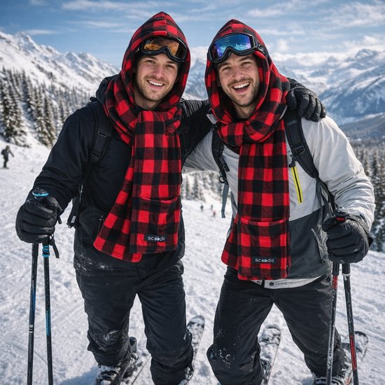 [es] Scoodie -kolor czerwono-czarny/rozmiar R/ Scoodie red-black/size R