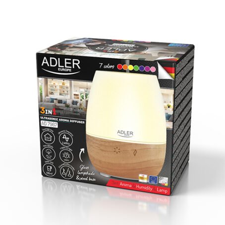 AD 7967 : Adler Ultrasonic aroma diffuser 3in1