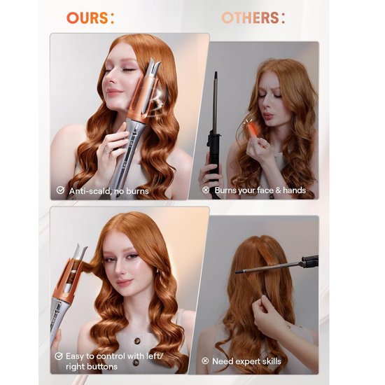 Inteligentna Lokówka Automatyczna 140–200°C