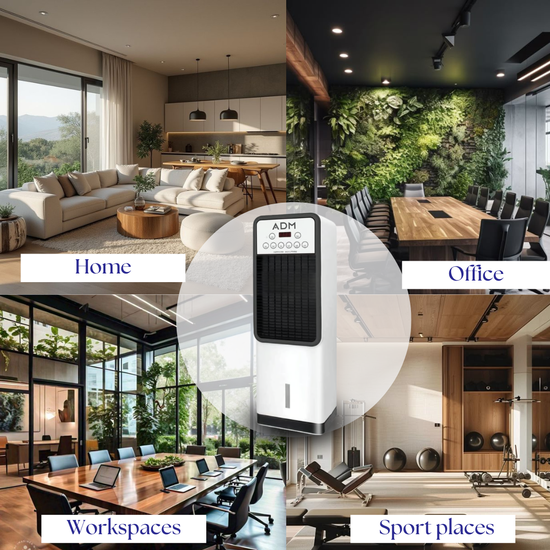 546 : ADM 2-in-1 Portable Air Conditioner & Heater