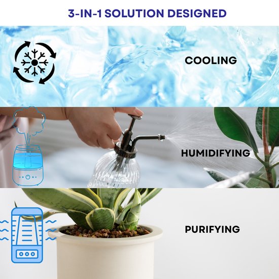 545 : ADM 3-in-1 Air Cooler, Humidifier and Purifier