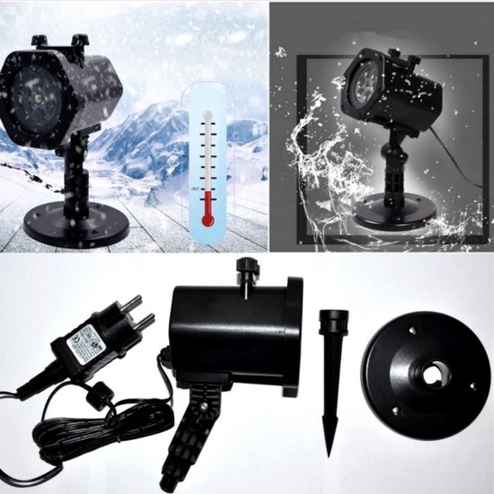 7059 : LED Snowflake Projection Lamp
