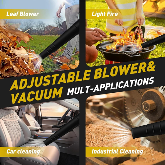 2055-2 : ADM Cordless Electric Blower – Yellow |Dual 48V Battery