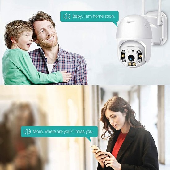 294 : Smart rotating outdoor IP camera | Full HD, night vision, waterproof