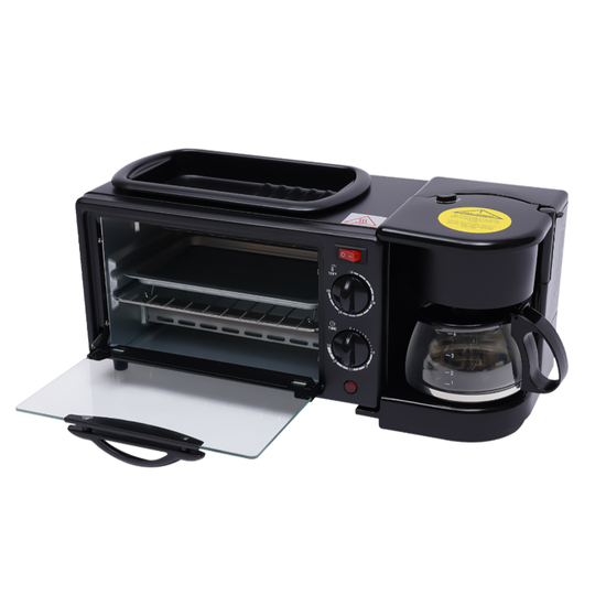2195 : 3-in-1 ADM breakfast maker | coffee maker, grill, toaster oven