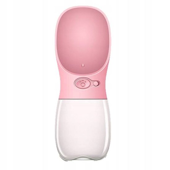 016-1 : Portable Dog Water Bottle 350ml – Pink
