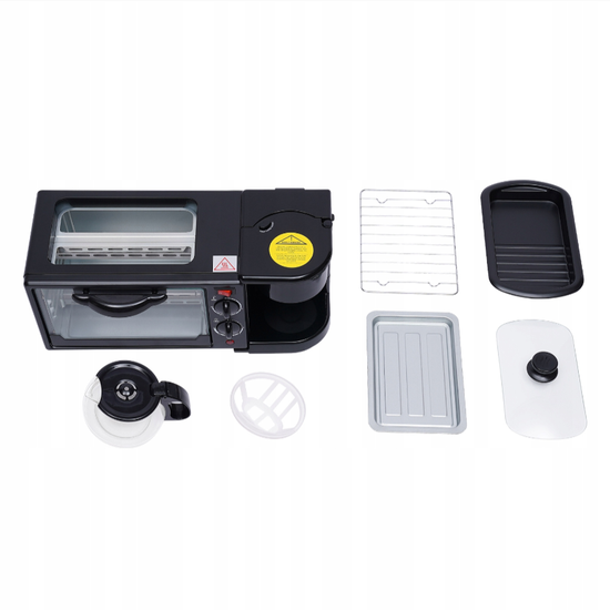 2195 : 3-in-1 ADM breakfast maker | coffee maker, grill, toaster oven