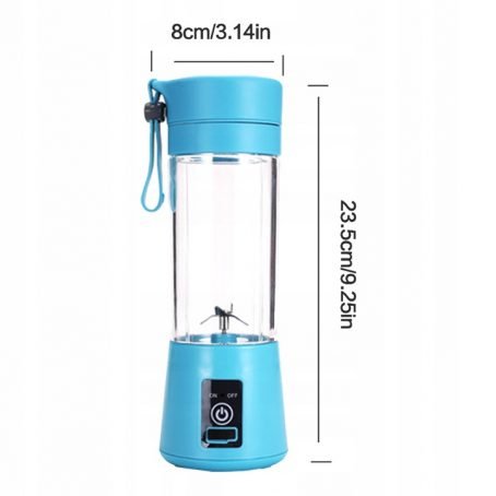 175 : Blender tourist mixer usb battery 380ml