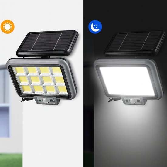 476 : Solar LED Street Lamp with Motion Sensor & Remote Control