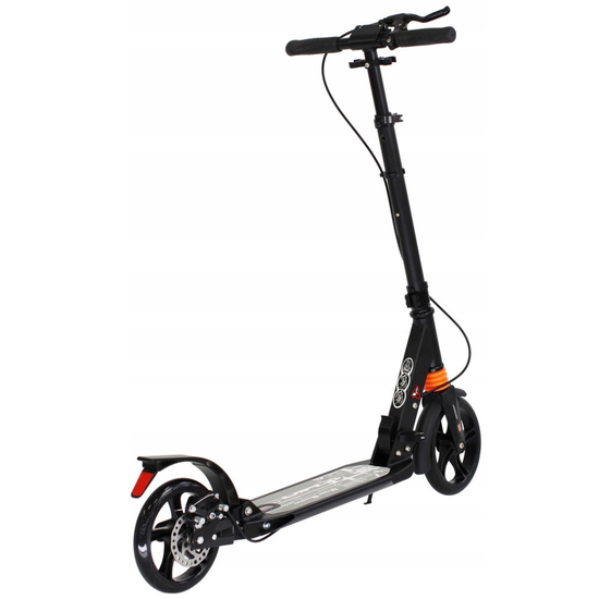 116D-1 : Foldable scooter, disc brakes-black