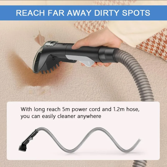 ADM Portable Wet and Dry Spot Steam Cleaner