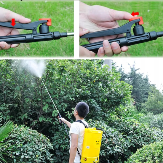 523 : ADM 2-in-1 battery-powered & manual pumping sprayer