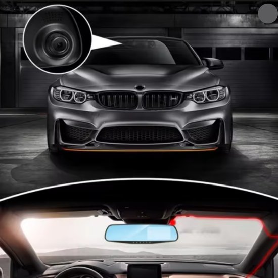 Rejestrator jazdy Full HD z kamerą cofania