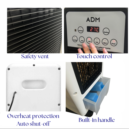 546 : ADM 2-in-1 Portable Air Conditioner & Heater