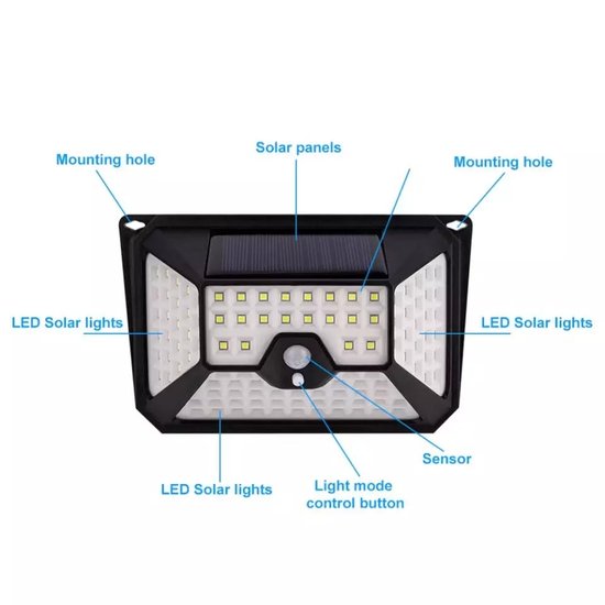 278 : Waterproof solar led lamp wall lamp yt-109