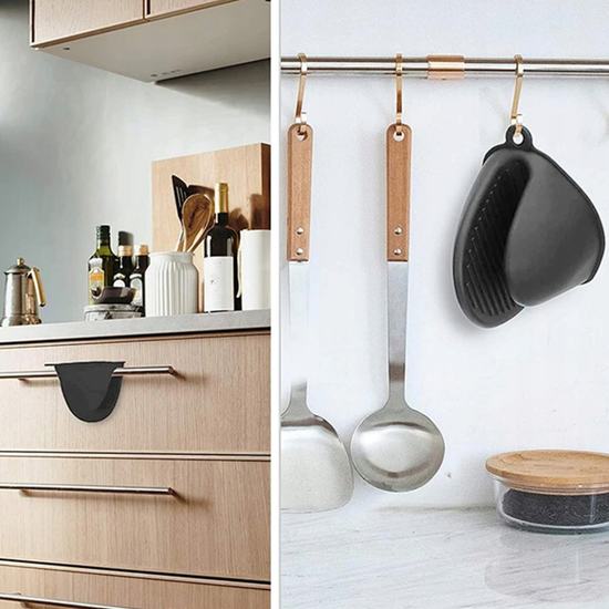 006 : Silicone heat-resistant kitchen gloves | 2 pcs