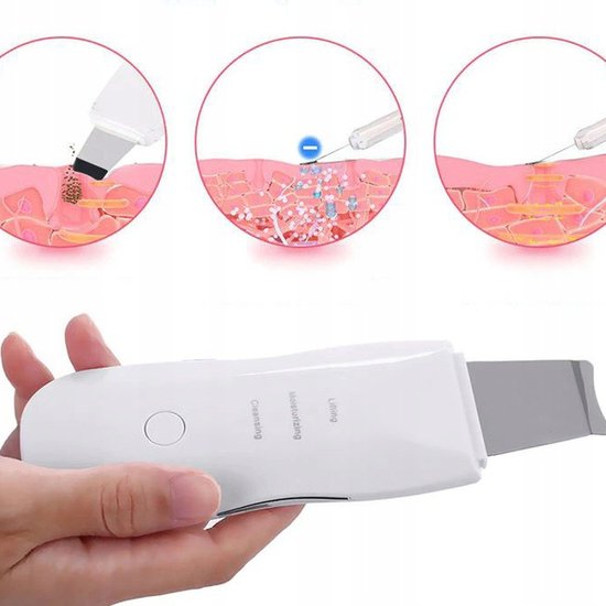 119 : Ultrasonic face cavitation peeling 5in1