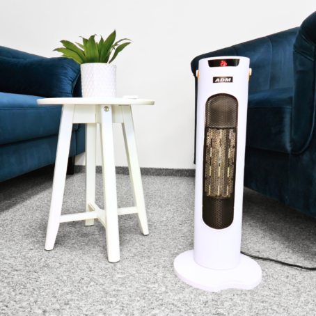 6062 : ADM Fan heater 1500w with led digital display