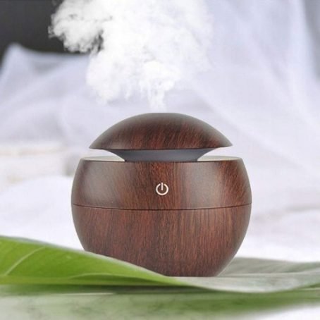113 : AIR HUMIDIFIER DIFFUSER USB AROMATHERAPY 3 Colors Available