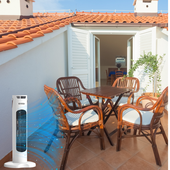 6062 : ADM Fan heater 1500w with led digital display