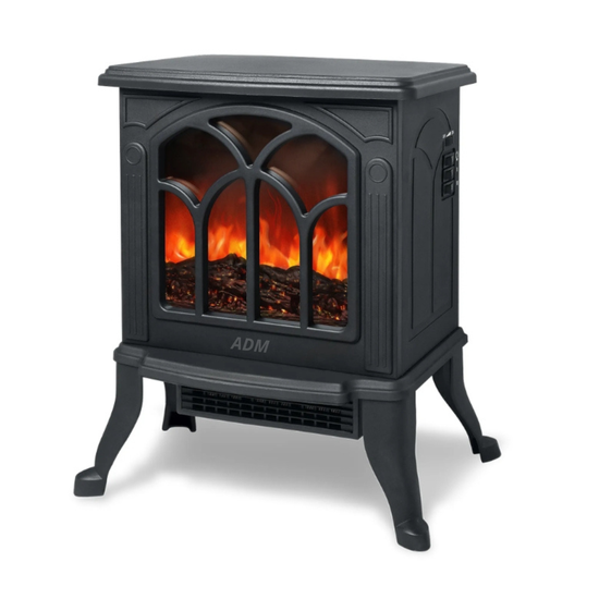 2077 : ADM Electric fireplace heater | 3D visual flame