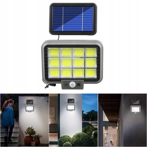 476 : Solar LED Street Lamp with Motion Sensor & Remote Control