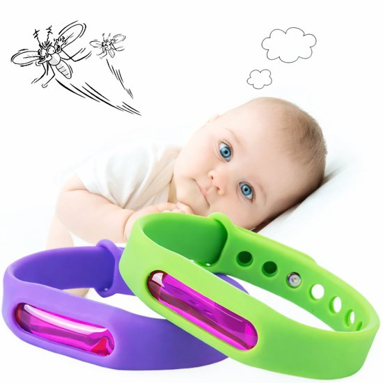 070 : Silicone Mosquito Repellent Bracelet | Natural Insect Protection for Adults & Kids