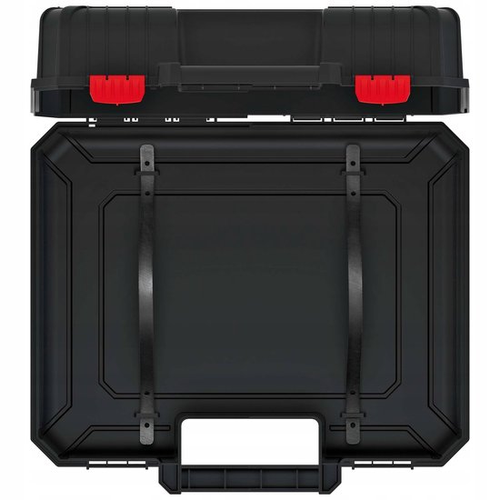 Wytrzymała skrzynka na narzędzia czarna