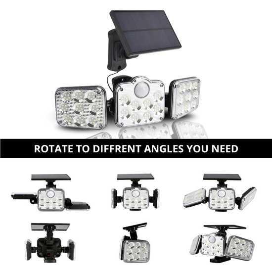 171 : Solar Sensor Light With Remote Control