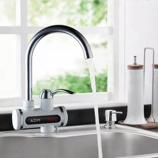 Przepływowy elektryczny kran z podgrzewaczem wody ADM