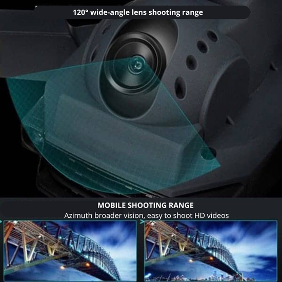 414 : HD Camera Drone – Foldable WiFi Quadcopter with Remote Control