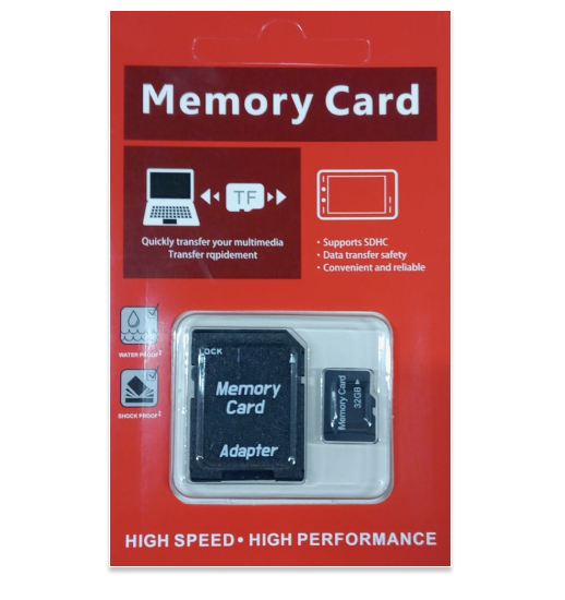 2008 : 32GB micro SD card + adapter