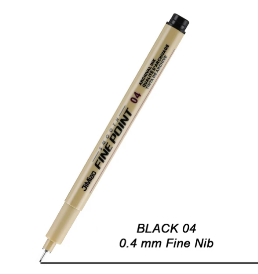 501 : Fineliner markers for sketching | 9-Piece Set