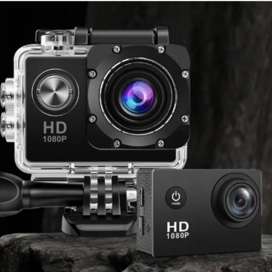 2241-1 : Sports Cam Full HD 1080p-black