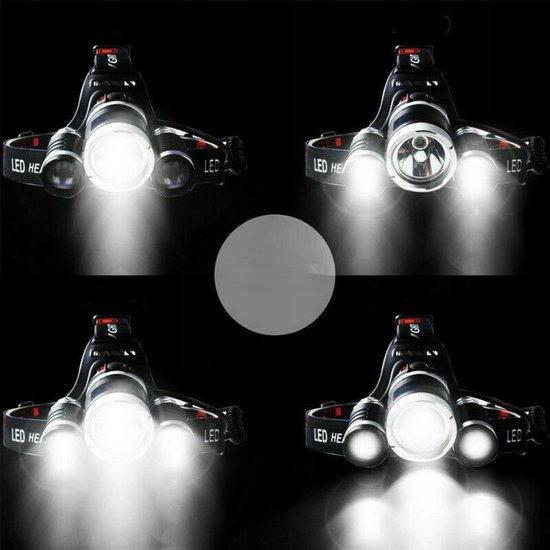 419 : Powerful 3 x led t6 cree headlamp